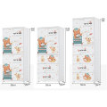 Children's wardrobe large cartoon plastic combination double door multi-layer drawer storage cabinet baby's wardrobe